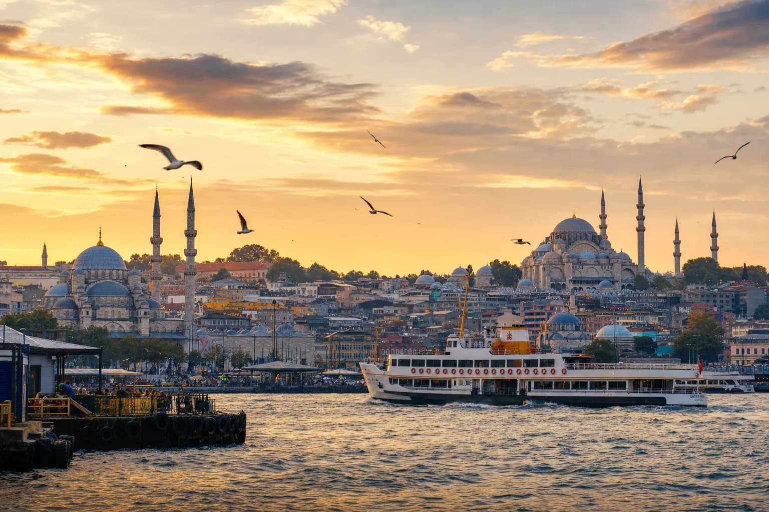 Istanbul city scene